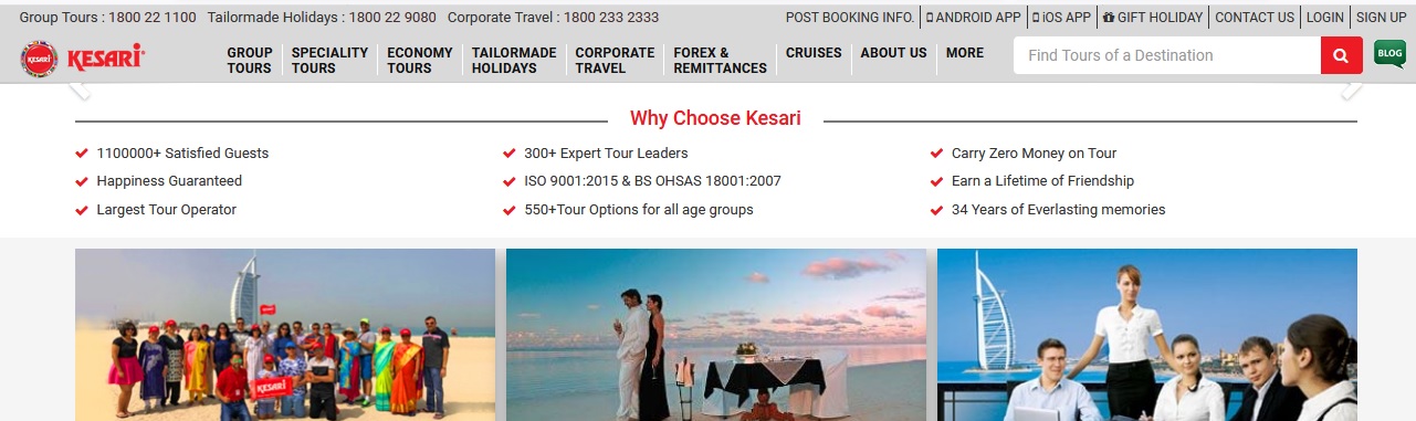 kesari tours mumbai office contact number